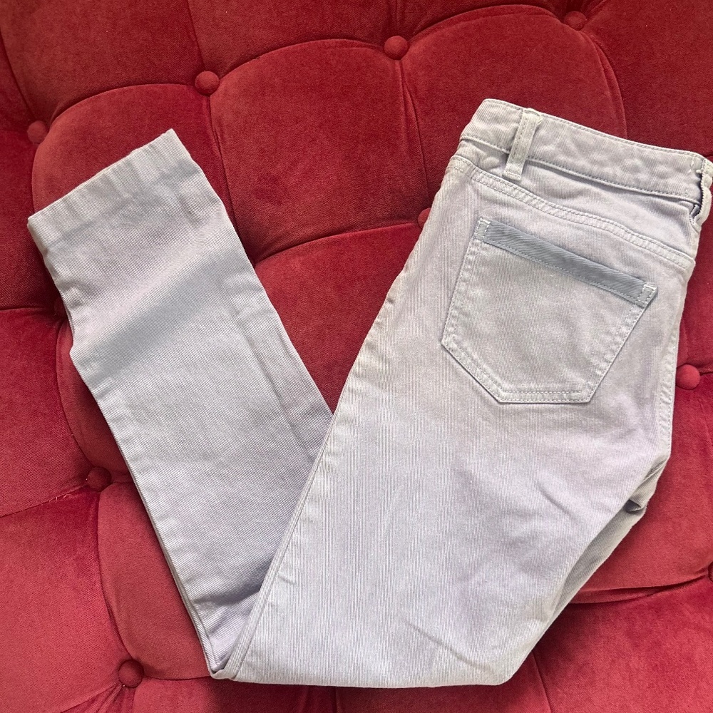 RED Valentino Lavender Straight-Leg Jeans | Made in Italy